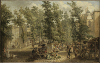 Oil painting 'Boulevard des Italiens' by John Crome